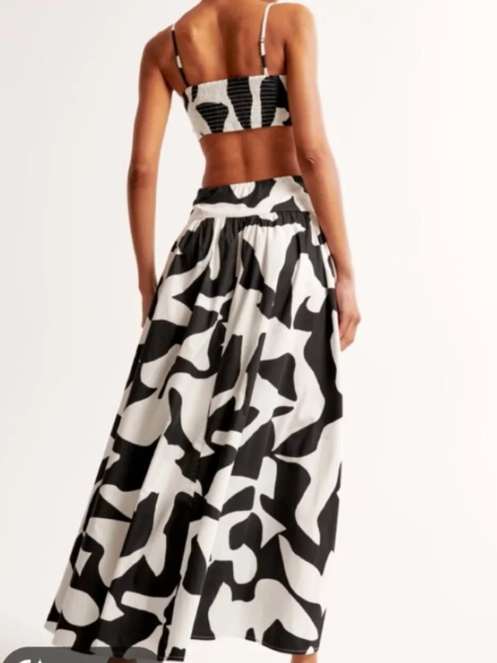 Abercrombie NWT Drop Waist Cutout Maxi Dress Size XS